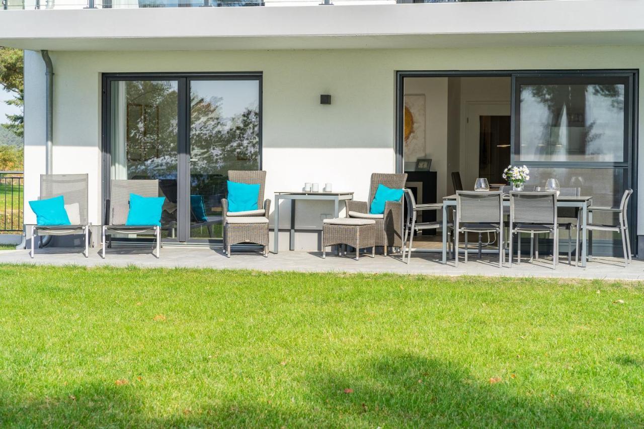 Terrassenwohnung "Kliffgarten" - Oase Am Haff Garz  Exteriör bild